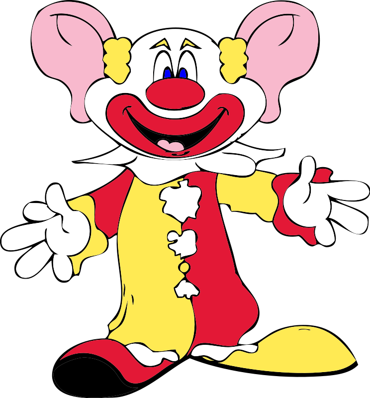 Free to Use & Public Domain Clown Clip Art