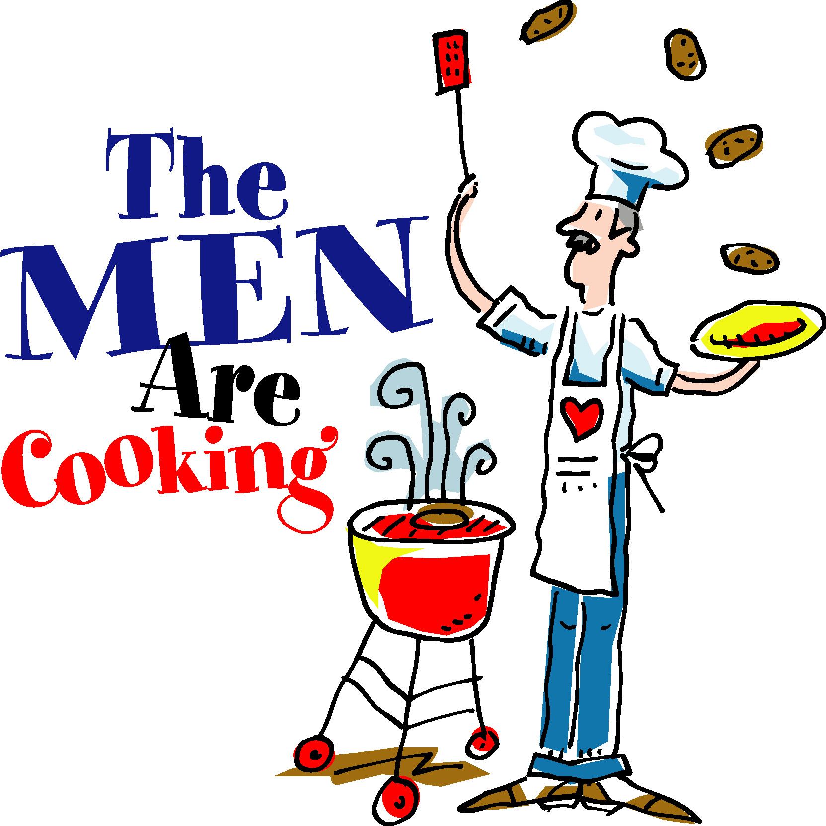 Family cookout clipart