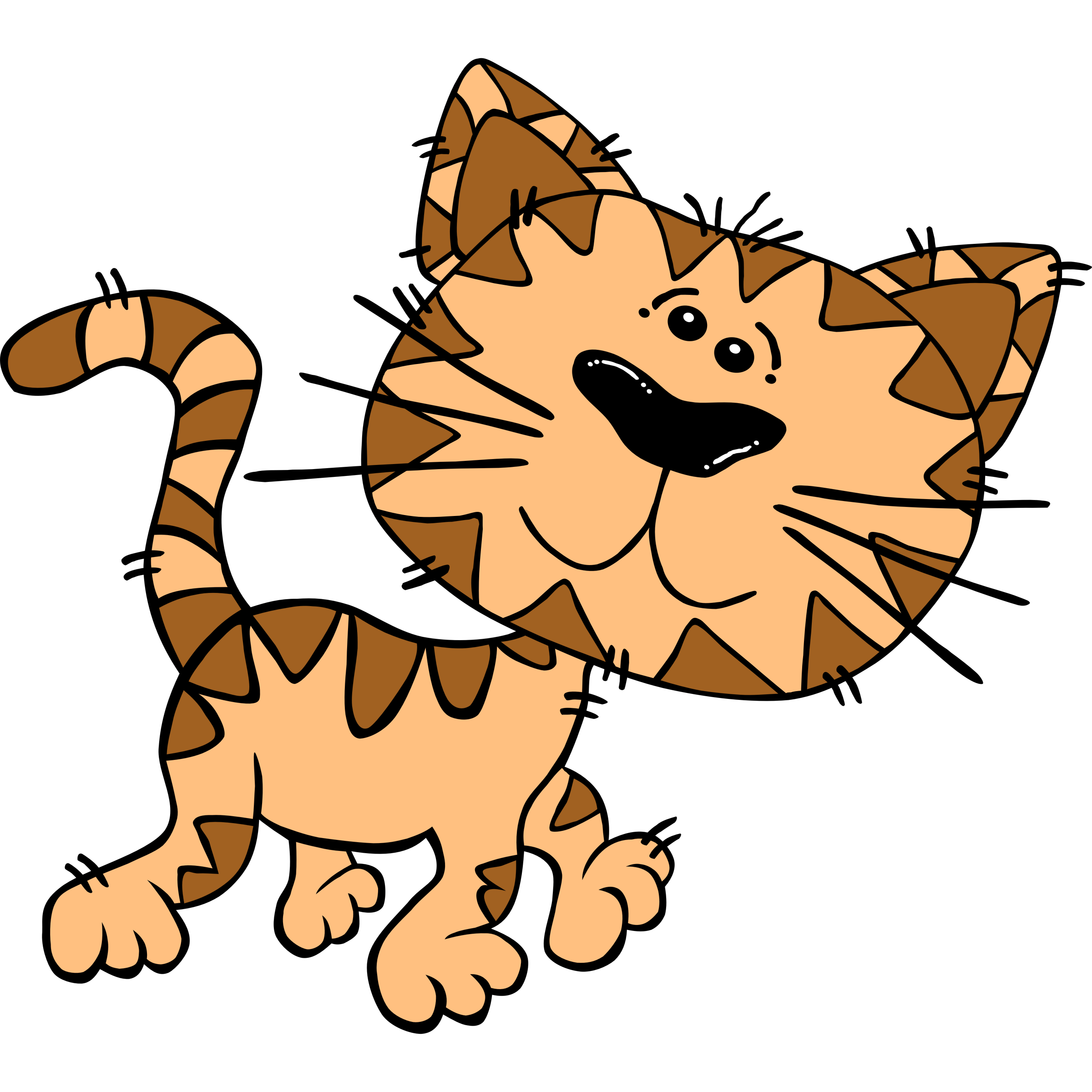Funny cat clipart