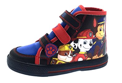 Boys Kids Quality Paw Patrol Cartoon Triple Touch High-Top ...