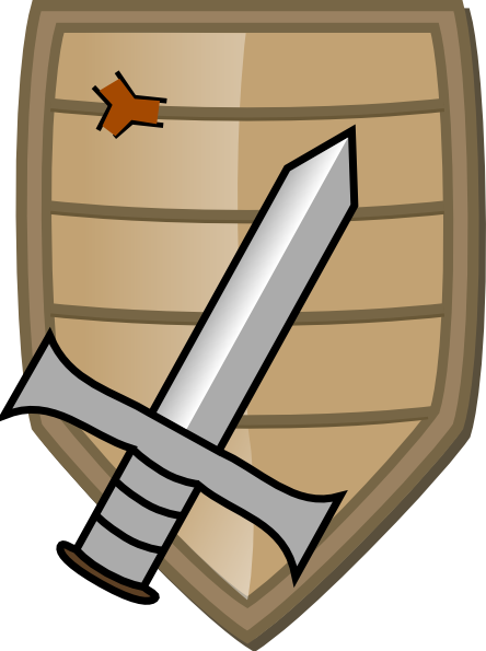 Sword And Shield Clip Art - vector clip art online ...
