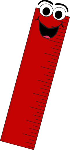 Cute ruler clipart