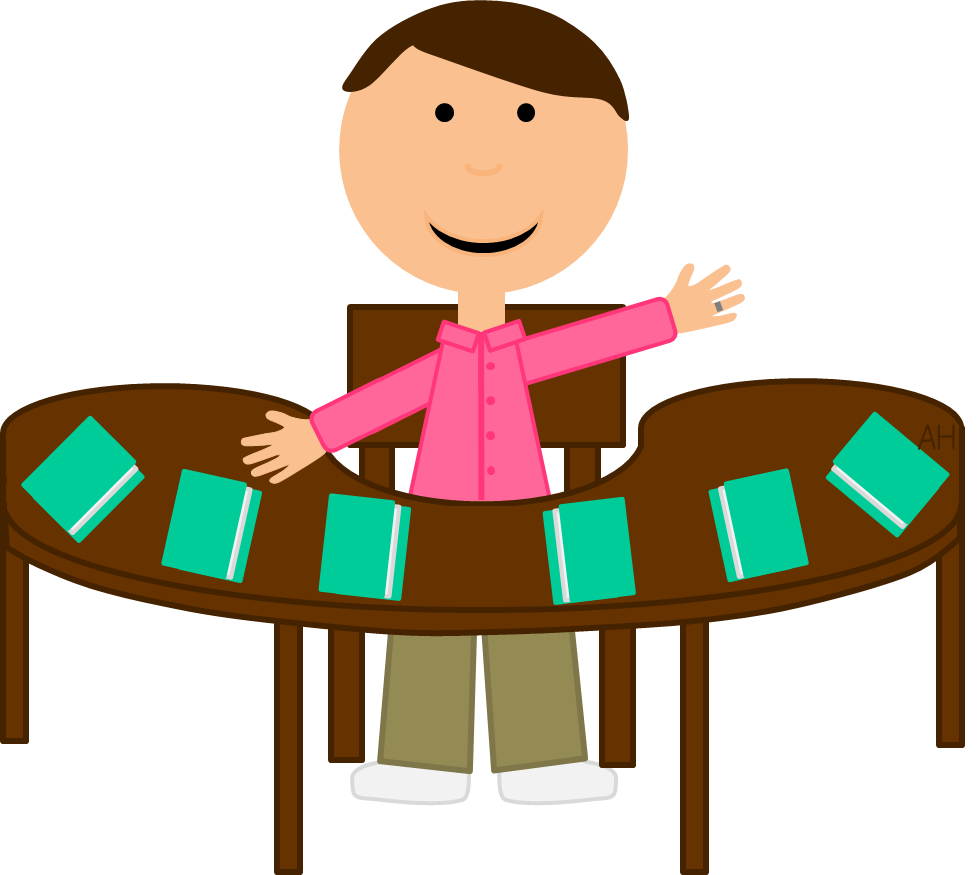 Teacher small group table clipart - ClipartFox