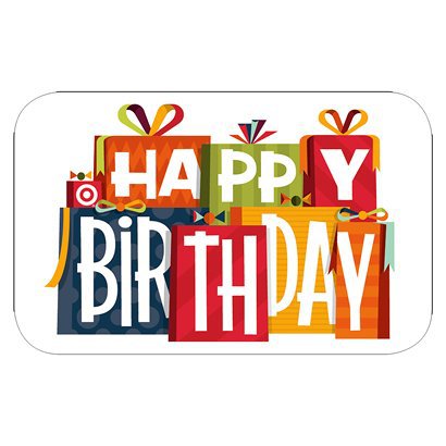 Happy Birthday Gifts GiftCard : Target