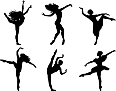 Dancer Silhouette Clip Art - Tumundografico