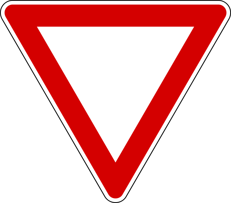 Yellow Yield Sign Clipart - Free Clipart Images
