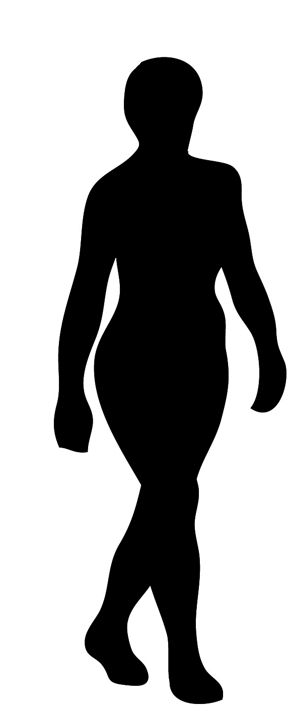 Walking Person Clipart Black And White - Free ...