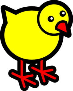 Cartoon Chick Clip Art - vector clip art online ...
