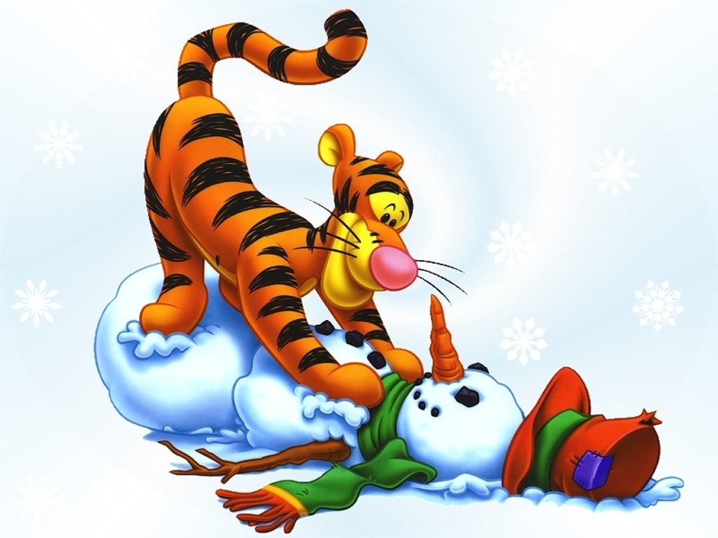 Christmas Cartoon Wallpapers Group (78+)
