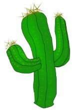 Cactus Clip Art Of Saguaro Cacti