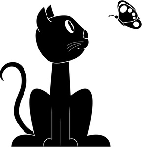 Cute Cartoon Cat Clipart