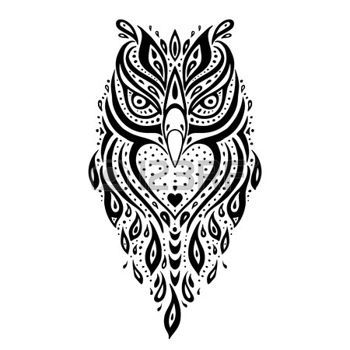 Tribal Owl Tattoos | Tribal Wolf ...