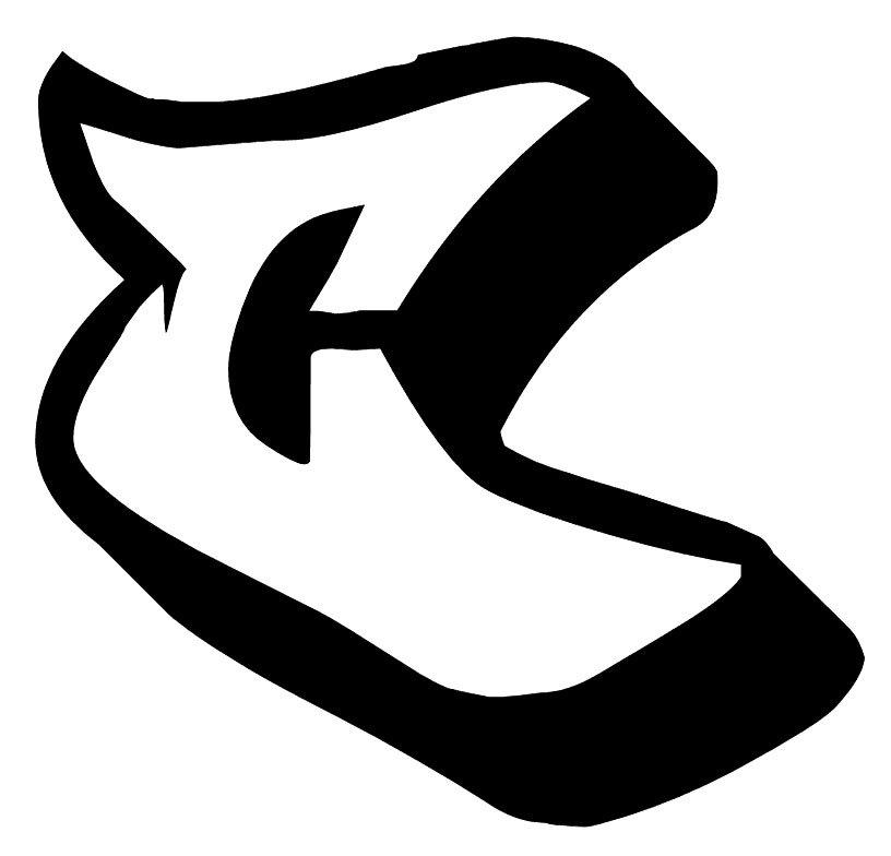 Pereiraline Art: Graffiti Letter C Sketches Design