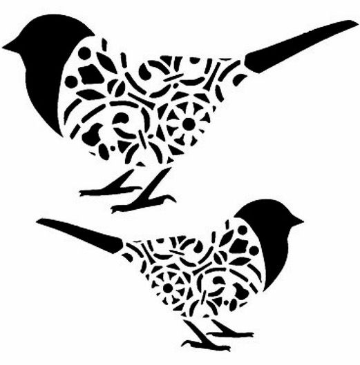 1000+ images about Stencils | Rose stencil, Damasks ...