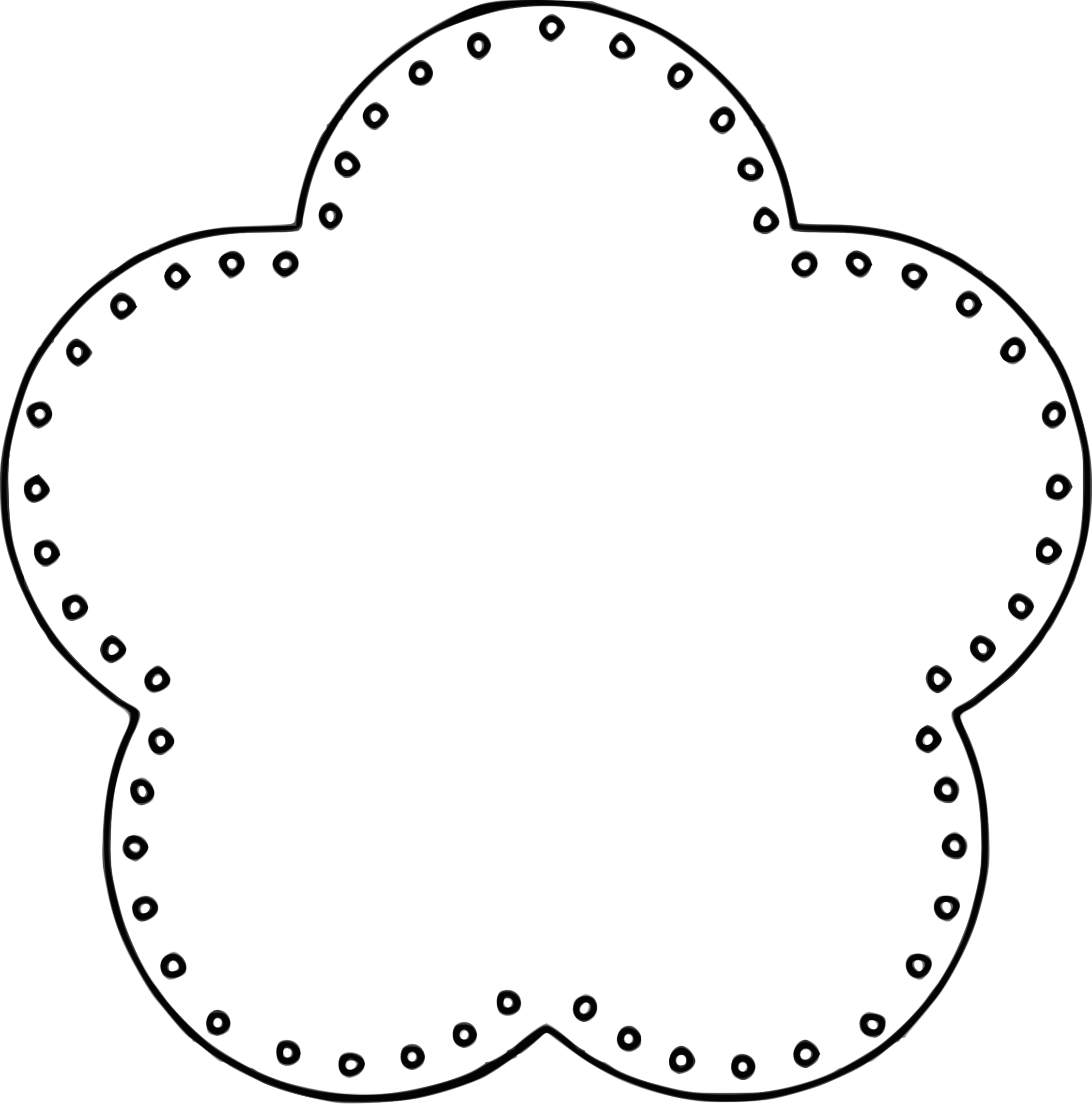 Scallop Circle Template Png Clipart - Free to use Clip Art Resource