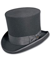 Amazon.com: Top Hat Victorian SCALA Tuxedo Mad Hatter 100% Wool ...