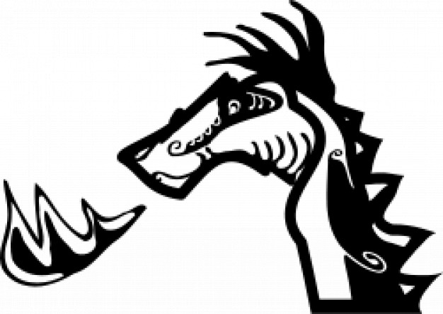 Dragon head with angry face Icons | Free Download