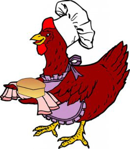 Little Red Hen Clipart