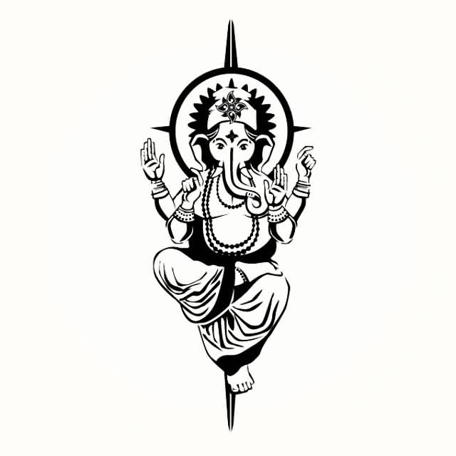 22+ Simple Ganesha Tattoos