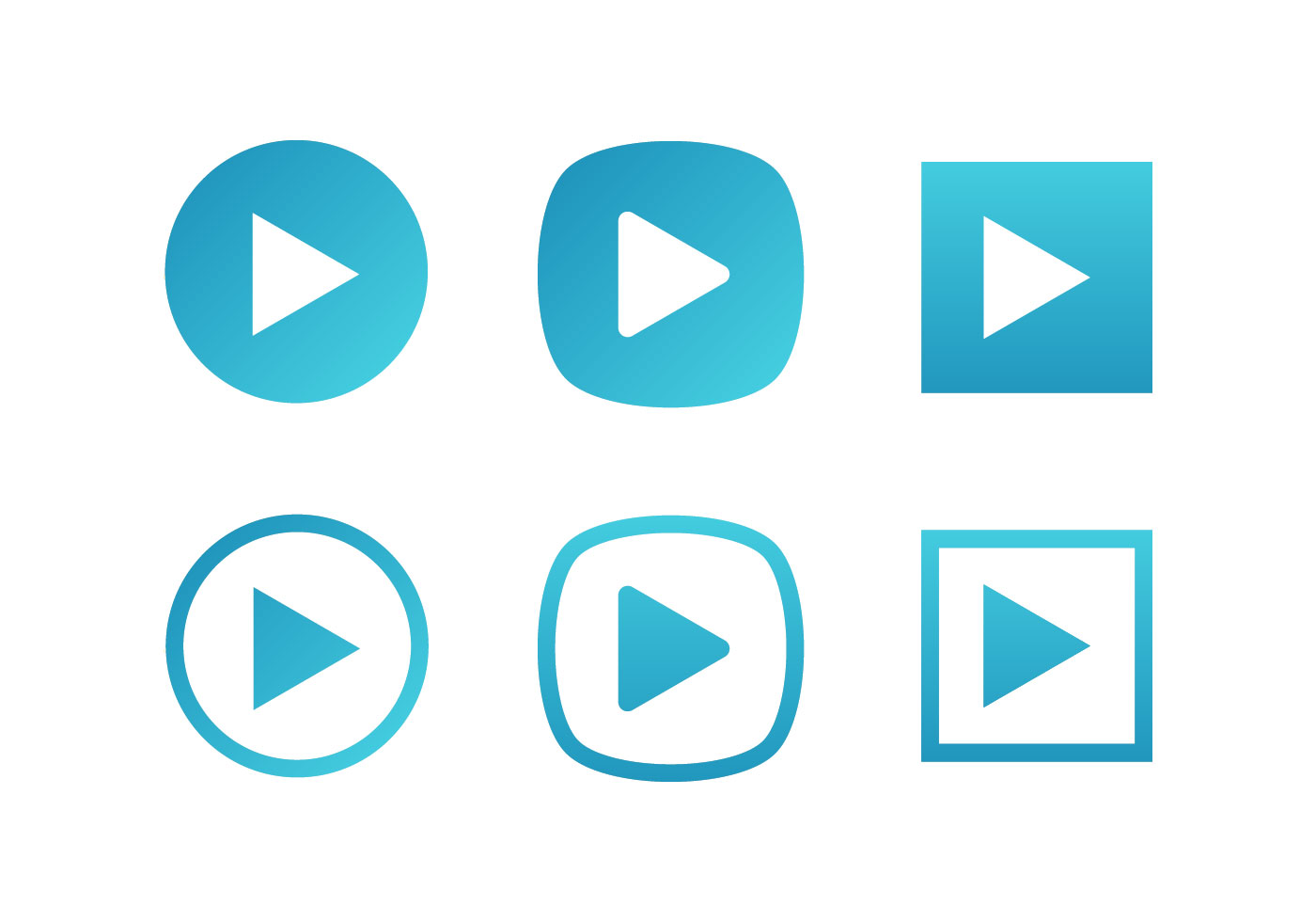 Play Button Icon Free Vector Art - (20224 Free Downloads)