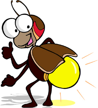 Animated Fireflies Clipart