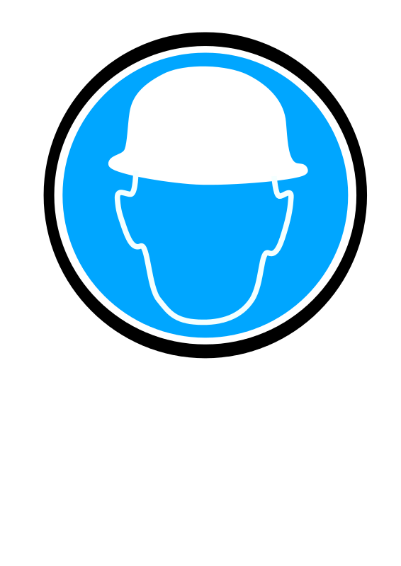 Free Clipart: Hard hat sign | Symbol