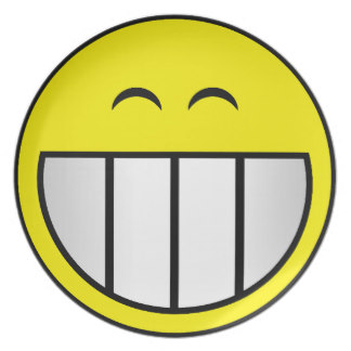 Big Smile Plates | Zazzle