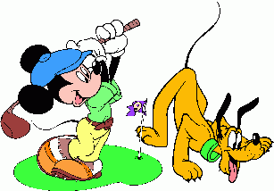 Animated golf clipart