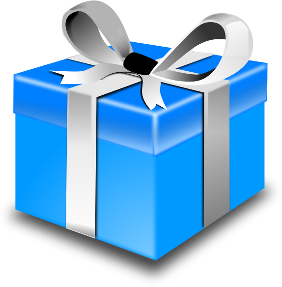 Gift Box Blue Holiday Christmas Gifts Gift Boxes Gift Box Blue Png ...