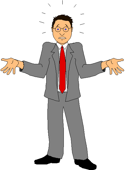 Confused People Clipart