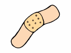 Bandaid clip art band aid clipart - Clipartix