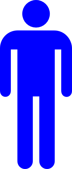 Mens restroom clipart