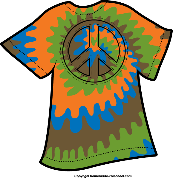 Tie Dye Clipart