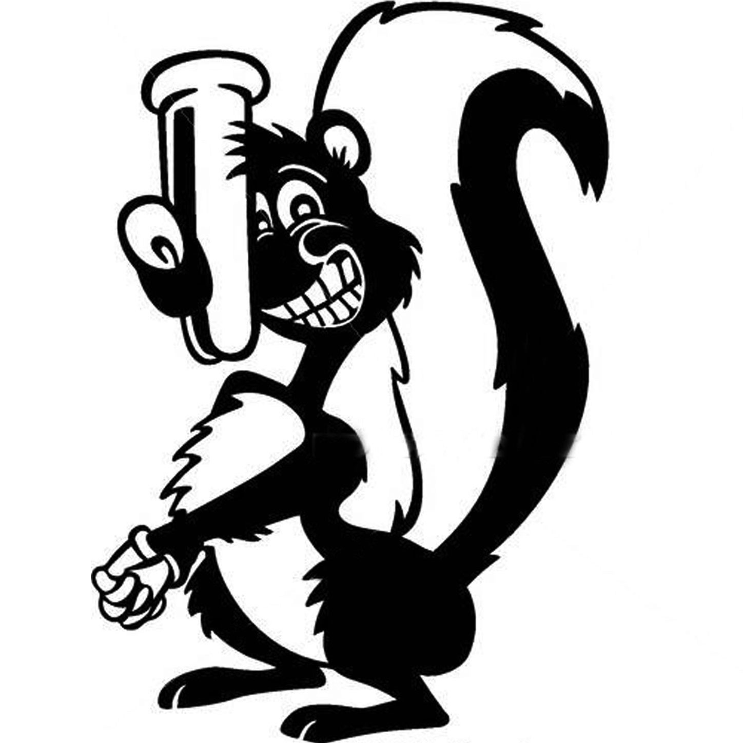 Stinky skunk clipart