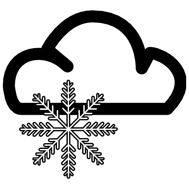 SNOW WEATHER VECTOR SYMBOL - Download at Vectorportal