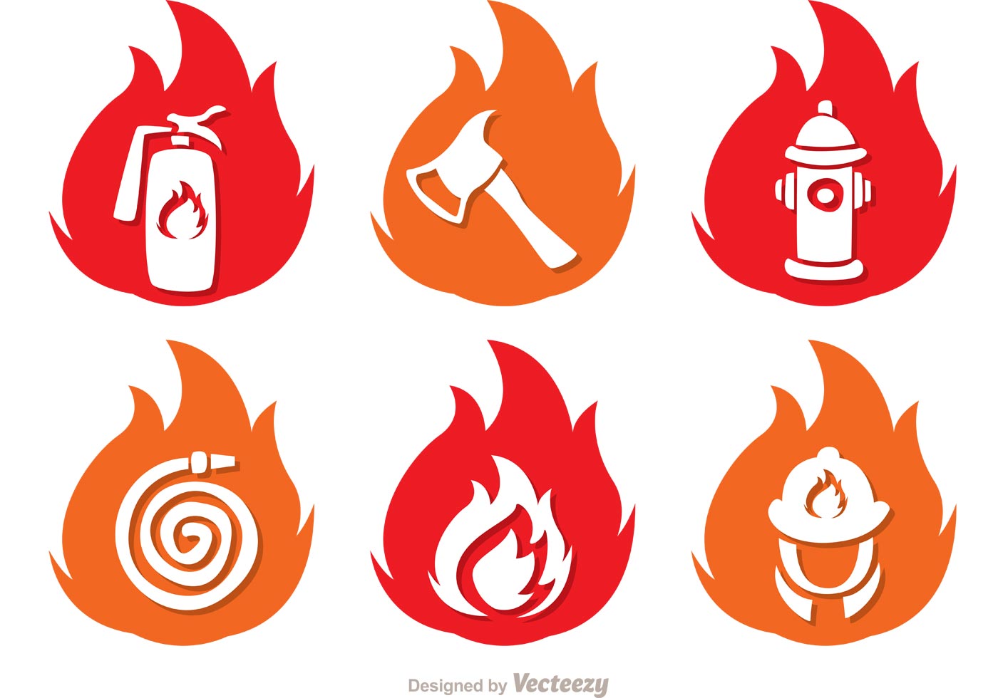 Vector flame - vecteezy.com