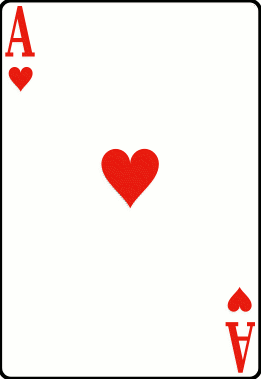 Ace card clipart