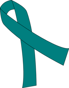 Teal Ribbon Clipart