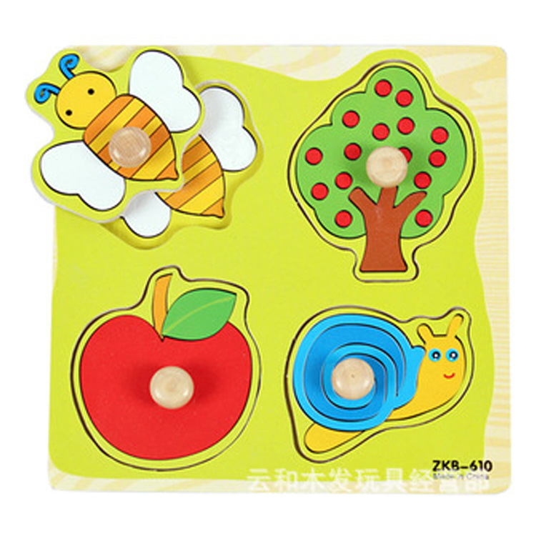Aliexpress.com : Buy cartoon animal baby jigsaw Board wood puzzles ...