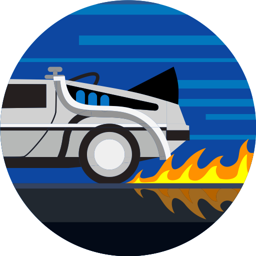 Car, delorean, fast, fire, transport, transportation, vehicle icon ...