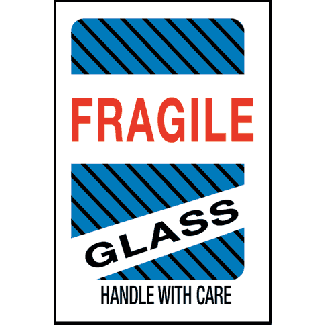 Fragile Glass Sign - ClipArt Best
