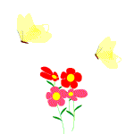 Free Flowers - Butterflies - Animated Gifs - Clipart