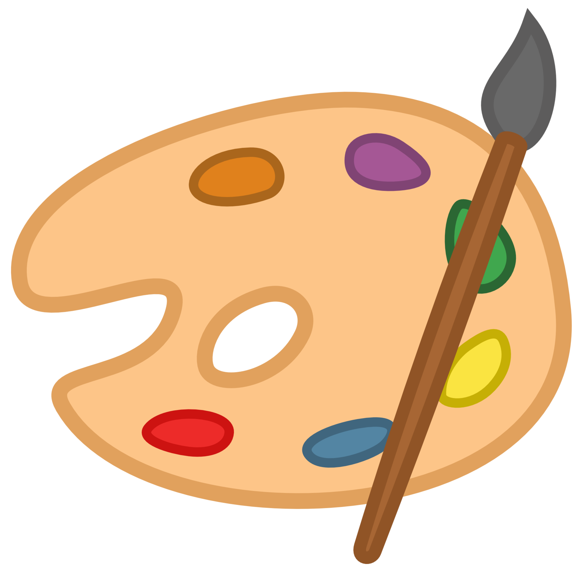Paint Palette Template Clipart - Free to use Clip Art Resource
