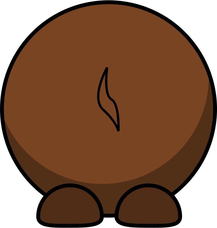 Clipart - Cartoon Gnu Back - Free Clipart Images