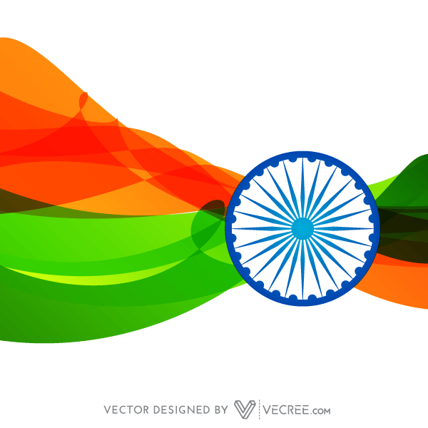 Flying Tricolor Balloons in Indian Flag Colors Vector Image ...