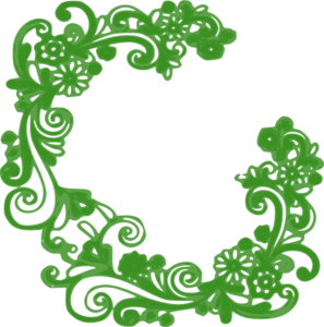 Decorative Wreath 2 clip art - vector clip art online, royalty ...