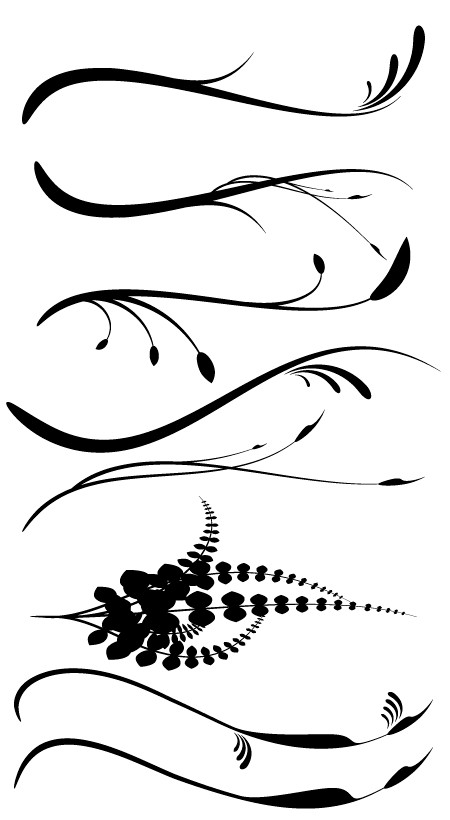 Free Illustrator Brushes and Vectors: Foliage - BittBox