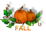 Fall clip art of pumpkins and vines plus a pumpkin and vine title ...