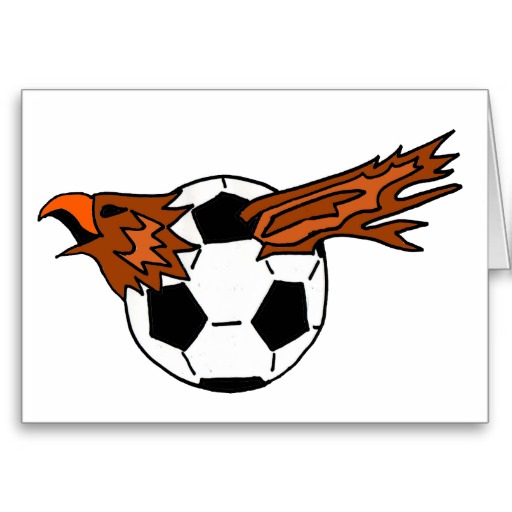 XX- Eagle Soraing from Soccer Ball Cartoon Trucker Hat from Zazzle.
