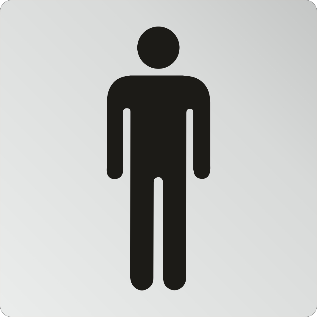 Heren Toilet Pictogram - Spandoekman